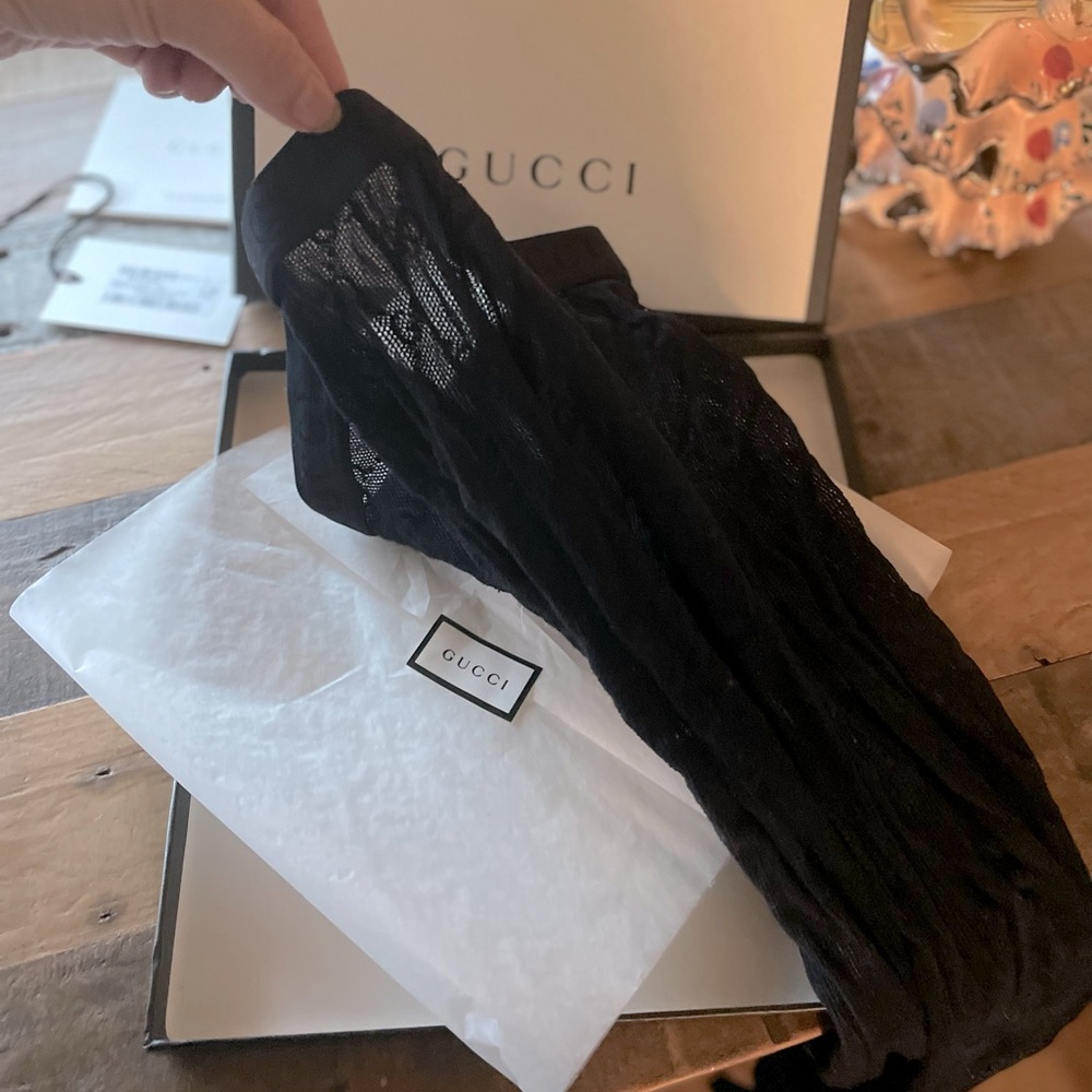 Black Gucci G tights